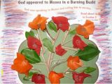 Coloring Pages for Moses and the Burning Bush Crafts for Moses and the Burning Bush Bible Crafts and