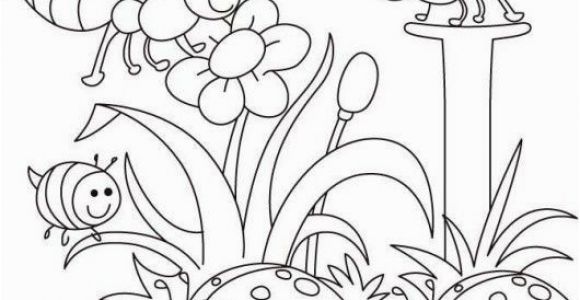 Coloring Pages for Preschoolers Spring Spring Bugs Coloring Pages with Images