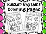 Coloring Pages for Quarter Notes Easter Rhythms Coloring Pages Freebie Mit Bildern