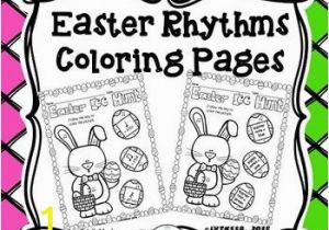 Coloring Pages for Quarter Notes Easter Rhythms Coloring Pages Freebie Mit Bildern