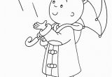 Coloring Pages for Rainy Days Print & Color Caillou Rainy Day Coloring Sheet Activity