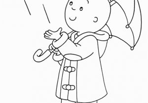 Coloring Pages for Rainy Days Print & Color Caillou Rainy Day Coloring Sheet Activity