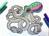 Coloring Pages for Sharpies Octopus Pdf Zentangle Coloring Page Coloring Pages