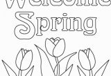 Coloring Pages for Spring Flowers Printable Spring Flower Coloring Pages