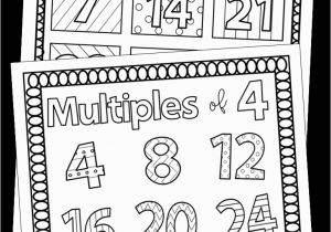 Coloring Pages for Third Graders Multiples Coloring Pages