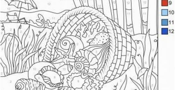 Coloring Pages for Under the Sea Download This Free Color by Number Page From Favoreads Get