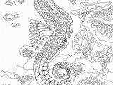 Coloring Pages for Under the Sea Seahorse Pdf Zentangle Coloring Page therapy Coloring