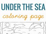 Coloring Pages for Under the Sea Under the Sea Coloring Page