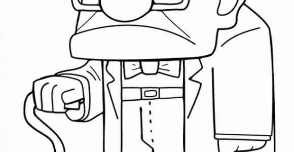 Coloring Pages for Up Movie Grumpy Grandpa From the Movie Up Colour Sheet with Images