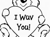 Coloring Pages for Valentines Day Cards Happy Valentines Day Cards to Color 2019
