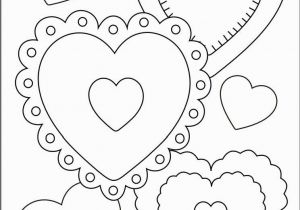 Coloring Pages for Valentines Day Cards Hearts with Images