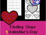 Coloring Pages for Valentines Day Finding Slope Valentine S Day Coloring Page by Teacher Twins