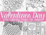 Coloring Pages for Valentines Day Printable Free Valentines Day Coloring Pages for Adults