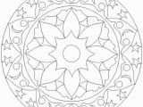 Coloring Pages for Visually Impaired Coloring Pages Special Mandala 158 Free Sample