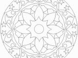 Coloring Pages for Visually Impaired Coloring Pages Special Mandala 158 Free Sample