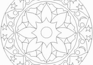 Coloring Pages for Visually Impaired Coloring Pages Special Mandala 158 Free Sample