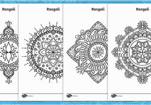 Coloring Pages for Visually Impaired Rangoli Colouring Pages Teacher Made