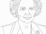 Coloring Pages for Women S History Month Margaret thatcher Coloring Page