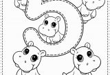 Coloring Pages for Young toddlers Number 5 Preschool Printables Free Worksheets and