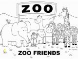 Coloring Pages for Zoo Animals Free Zoo Coloring Page with Images