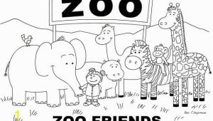 Coloring Pages for Zoo Animals Free Zoo Coloring Page with Images