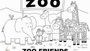 Coloring Pages for Zoo Animals Free Zoo Coloring Page with Images