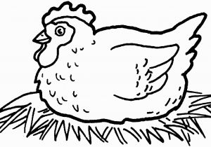 Coloring Pages Free Printable Rooster Hen Coloring Page