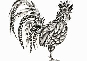 Coloring Pages Free Printable Rooster Pointillism Rooster Print by Studioamylynn On Etsy S