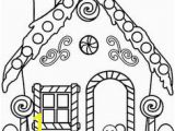 Coloring Pages Gingerbread House Christmas Gingerbread Man Coloring Pages