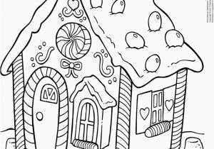 Coloring Pages Gingerbread House Christmas House Coloring Bedandbreakfastitaliafo