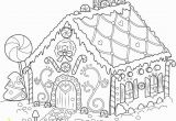 Coloring Pages Gingerbread Houses Printable Gingerbread House Coloring Pages
