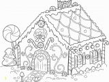 Coloring Pages Gingerbread Houses Printable Gingerbread House Coloring Pages