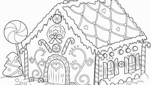 Coloring Pages Gingerbread Houses Printable Gingerbread House Coloring Pages