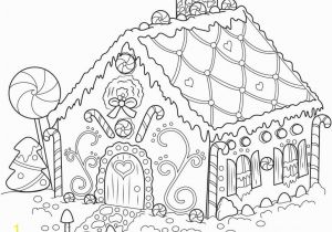 Coloring Pages Gingerbread Houses Printable Gingerbread House Coloring Pages