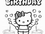 Coloring Pages Hello Kitty Birthday Free Hello Kitty Coloring Pages Happy Birthday Download