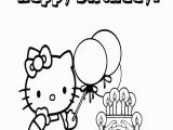 Coloring Pages Hello Kitty Birthday Free Hello Kitty Coloring Pages Happy Birthday Download