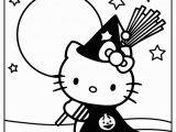 Coloring Pages Hello Kitty Halloween Haloween Hello Kitty Color Page Free