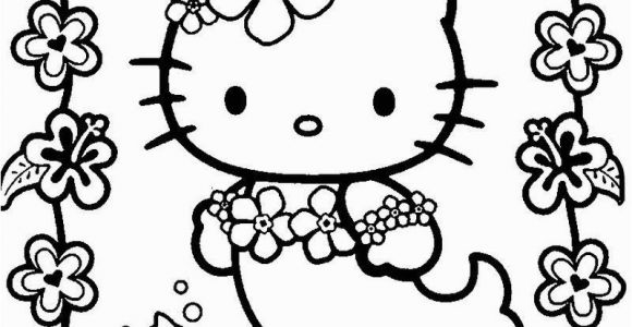 Coloring Pages Hello Kitty Mermaid Hello Kitty Mermaid Kawaii Coloring Page 001