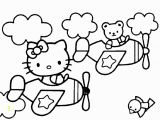 Coloring Pages Hello Kitty Plane Hello Kitty Info Coloring Home