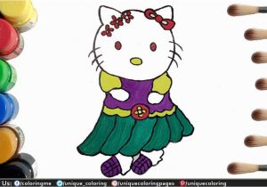 Coloring Pages Hello Kitty Youtube Hello Kitty Coloring Pages How to Draw and Color A Hello Kitty Very Easy