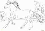 Coloring Pages Horses Running Horses Coloring Pages