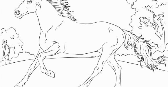 Coloring Pages Horses Running Horses Coloring Pages