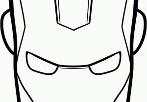 Coloring Pages Iron Man Mask Iron Man Template with Images