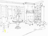 Coloring Pages Living Room How to Draw A Bedroom Google Search