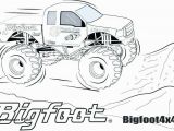 Coloring Pages Monster Trucks Grave Digger Coloring Pages Monster Trucks Truck Outline Colorprint