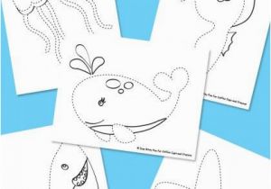 Coloring Pages Ocean Creatures Ocean Animals Tracing Coloring Pages Coloring Pinterest