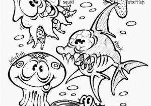 Coloring Pages Ocean Creatures Under the Sea Creatures Coloring Pages Unique Printable Owl Coloring