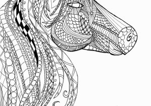 Coloring Pages Of A Horse Head Horse Head Zentangle Adult Coloring Page