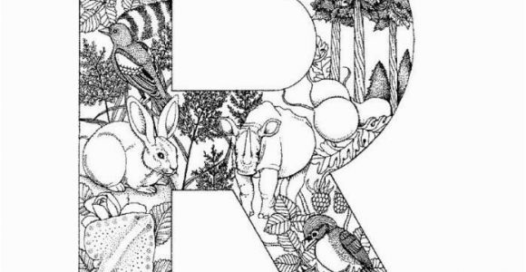 Coloring Pages Of Alphabet with Animals R 698903