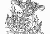 Coloring Pages Of Anchors Anchor Sea Coloring Page